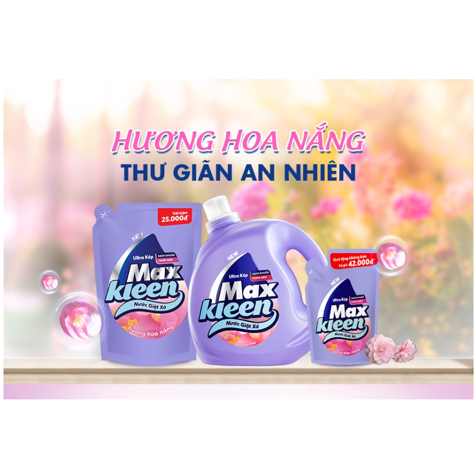 Túi Nước Giặt Xả Maxkleen 3.8kg