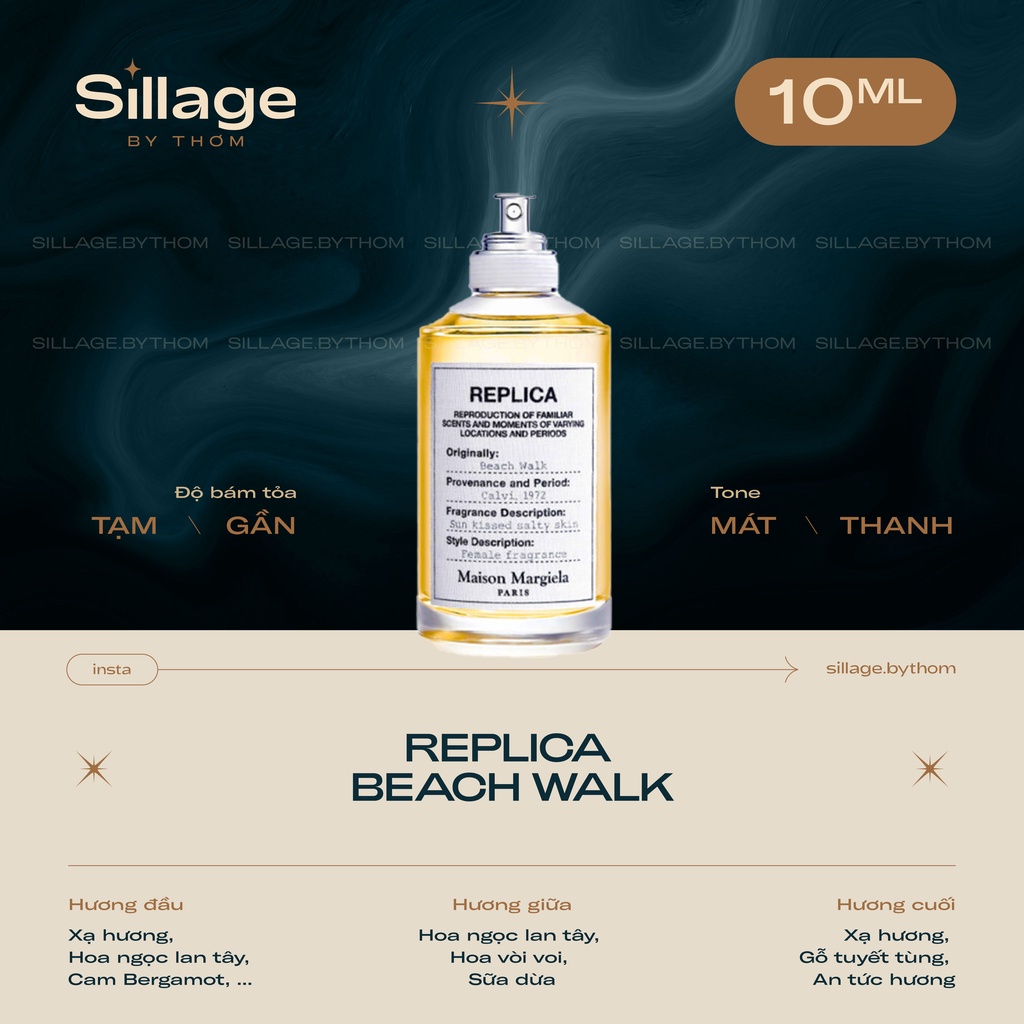 REPLICA BEACH WALK EDT | Mẫu thử nước hoa nữ