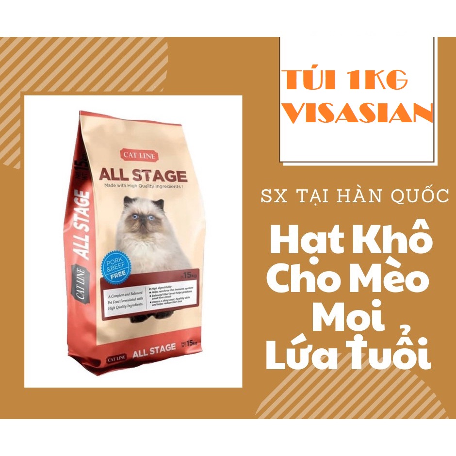 Thức ăn cho mèo mọi lứa tuổi Catline (Hàn Quốc)