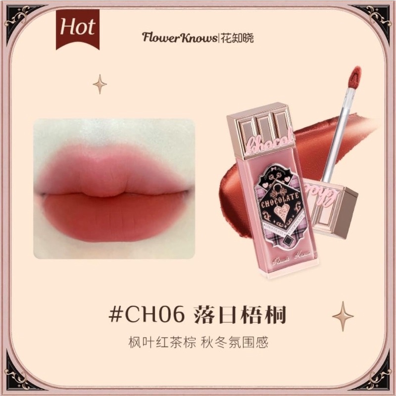 Son Flower Knows Chocolate Series Cloud Lip Cream
