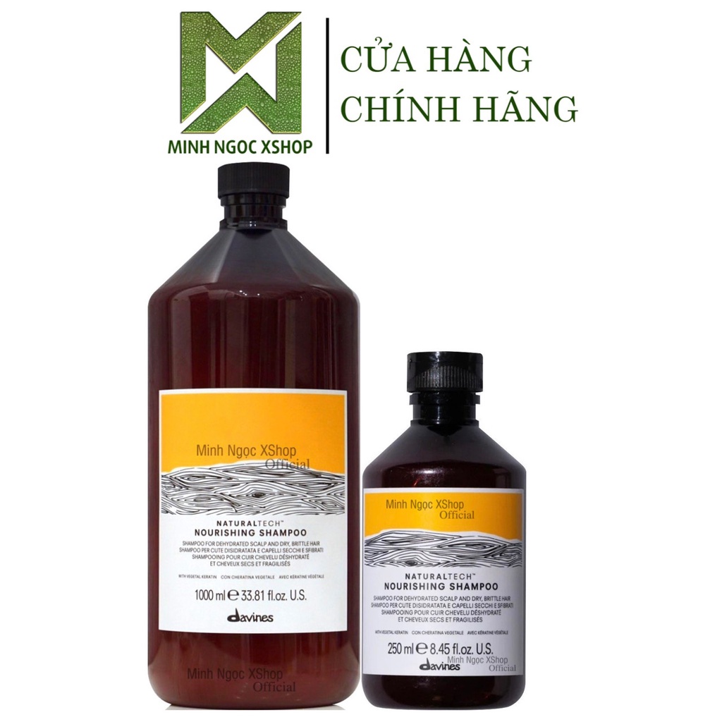 Dầu gội phục hồi hư tổn Davines Nourishing 250ML - 1000ML chính hãng
