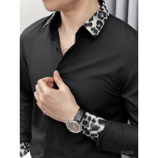 Sơ mi Luxury Thiết kế - Sơ mi phối lụa