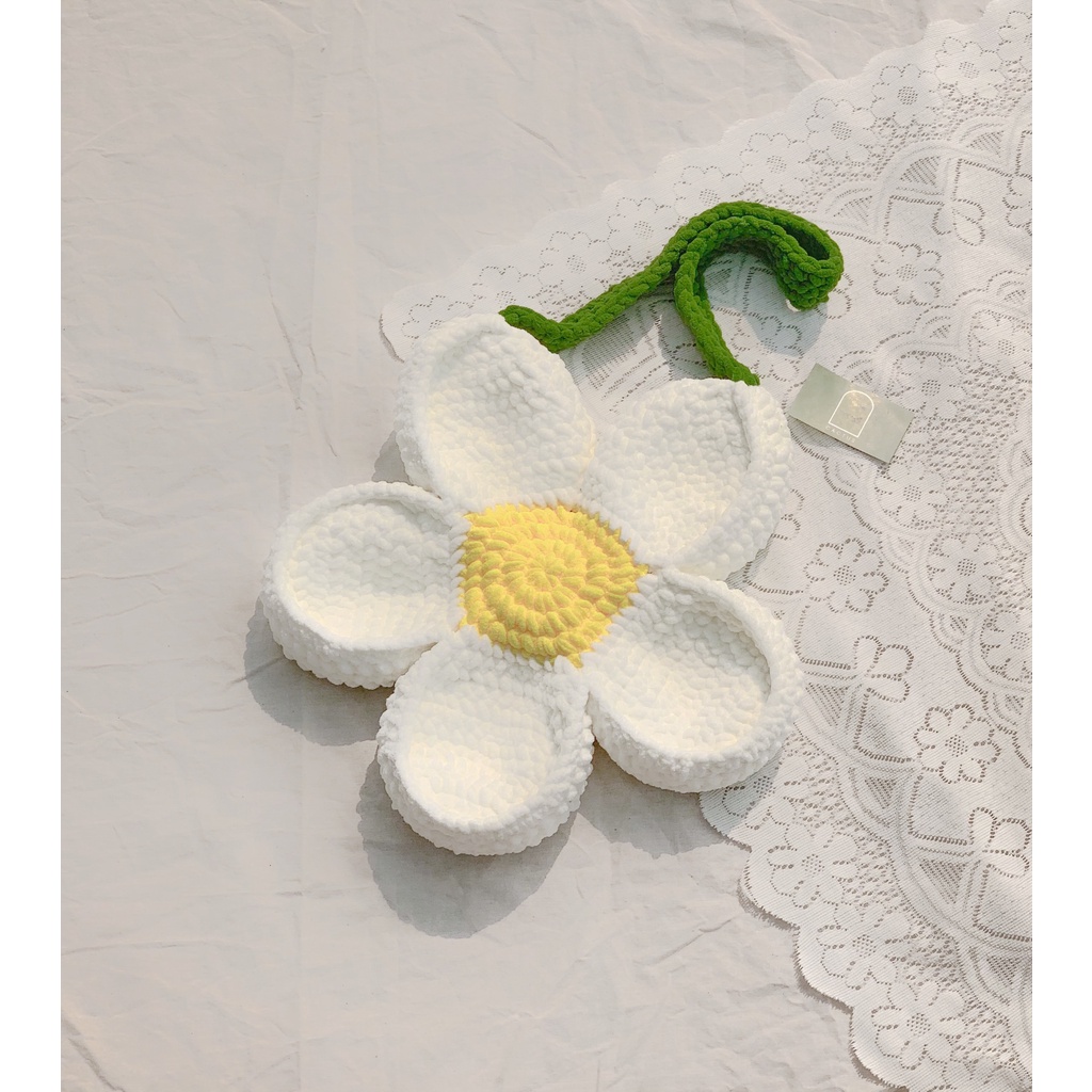 Túi Len Bông Hoa Cúc - Bloom Flower Bag