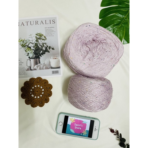 Sợi Bambo 100%  - Sợi chập và xe/se - Cỡ sợi ~ 0.8mm - Sợi mùa hè - Chuyên áo, váy, bikini, áo dài...