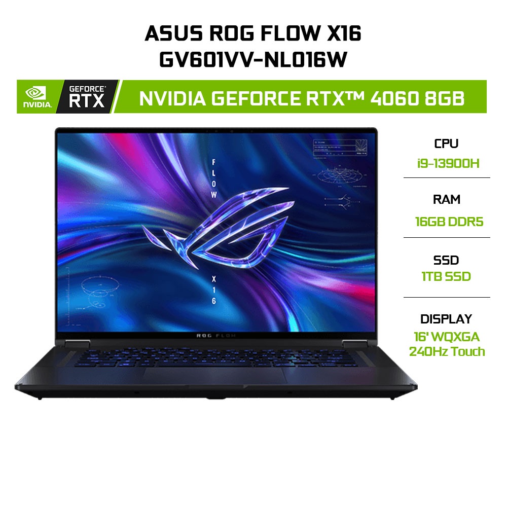 Laptop ASUS ROG Flow X16 GV601VV-NL016W 