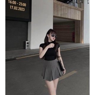 Set Áo Thun Mix Vây Xếp Ly