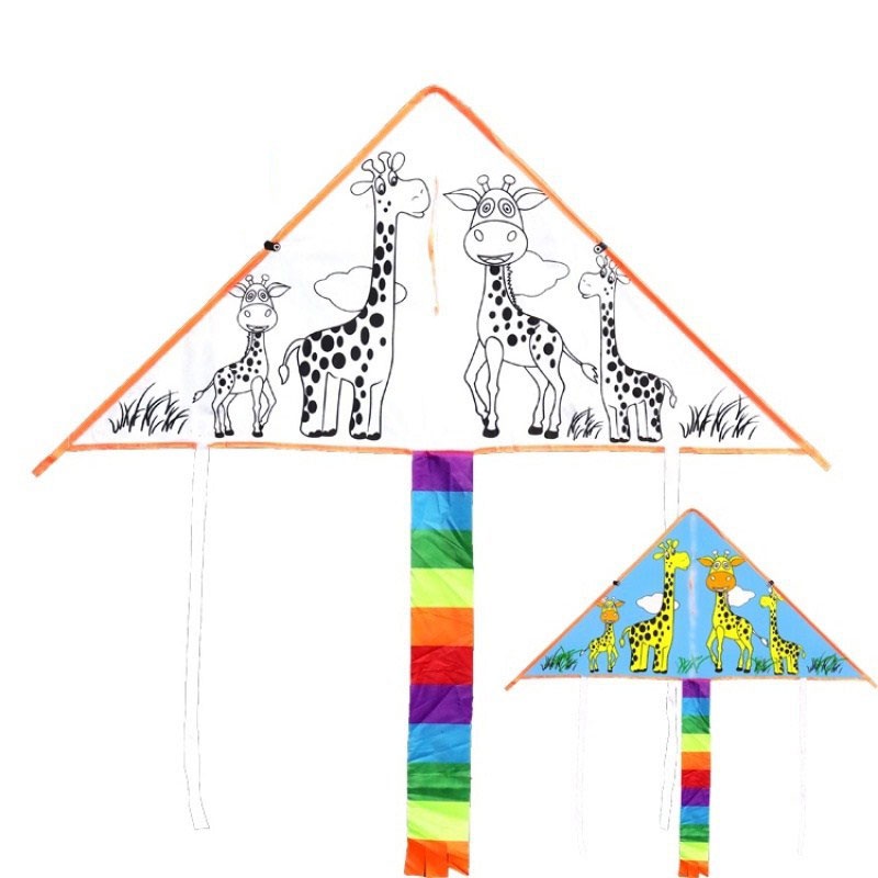 Diều vẽ tô màu trẻ em hoạt hình ngộ nghĩnh