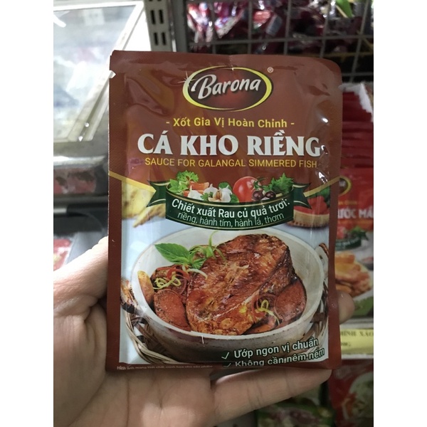 Xốt cá kho riềng