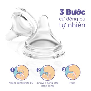 Combo 2 Núm Ty Cổ Rộng Lansinoh Size S
