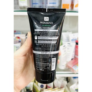 [HCM] Gel tạo kiểu tóc Romano Classic 150g