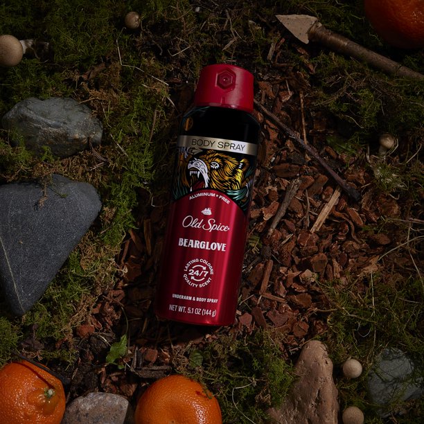 Xịt Khử Mùi Old Spice Bearglove Aluminum Free Body Spray Fresh Scent Of Fruity Apple 144Gr