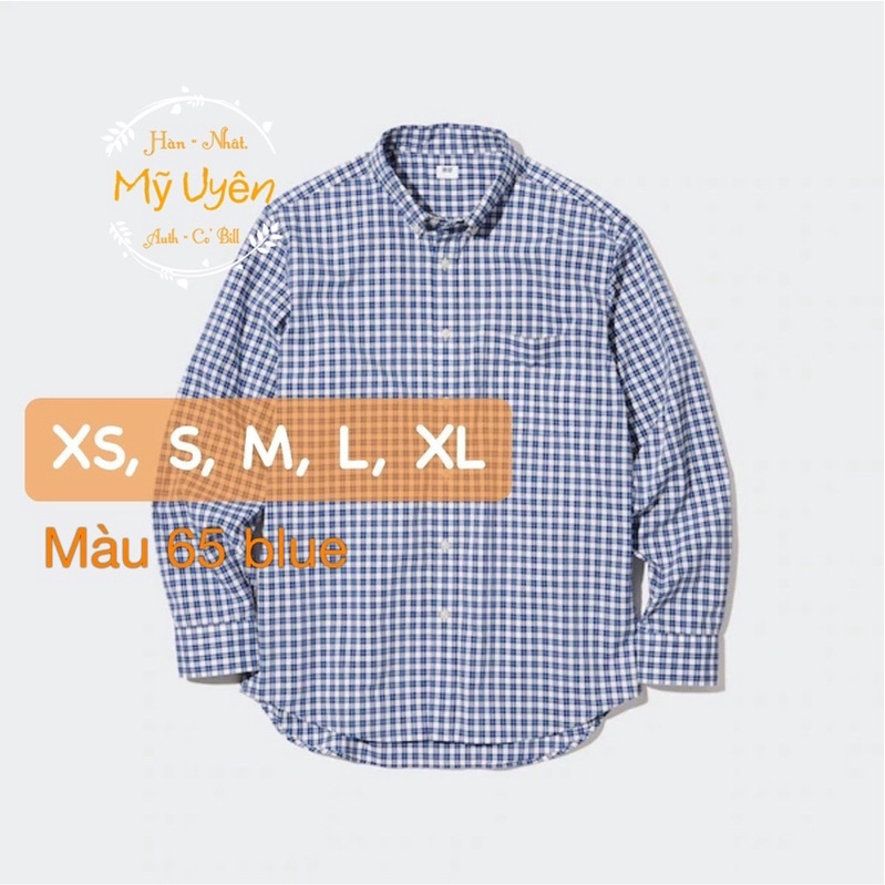 Áo sơ mi kẻ Nam Uniqlo