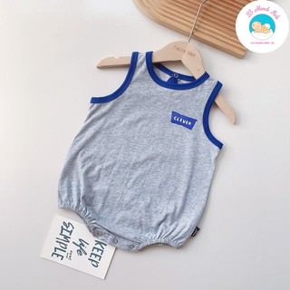 Body 3 lỗ kẻ xanh hàng Quảng Châu cao cấp cho bé