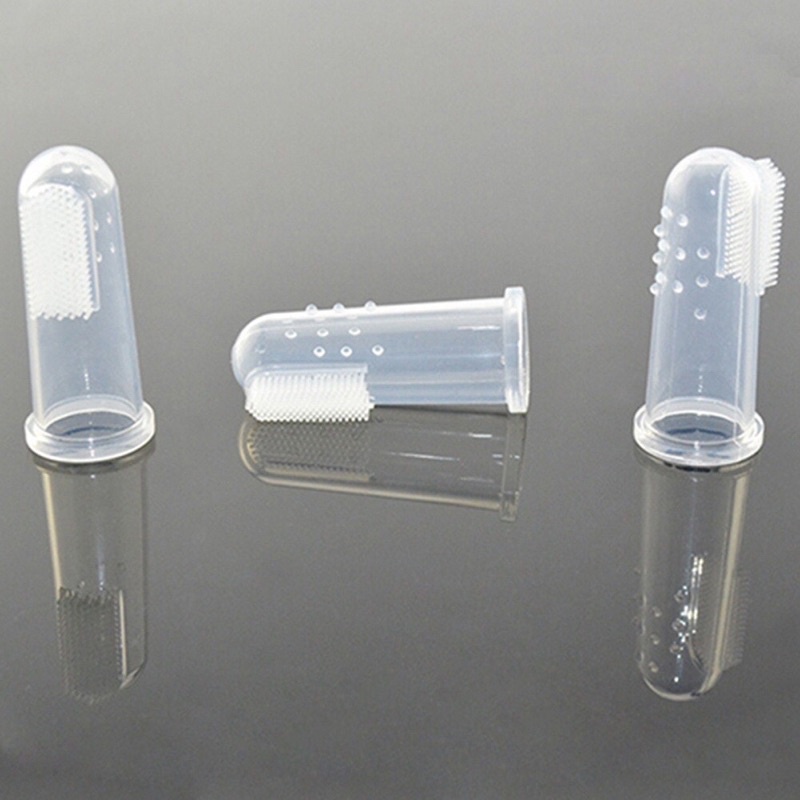 Bàn chải đánh răng cho chó mèo bằng silicon