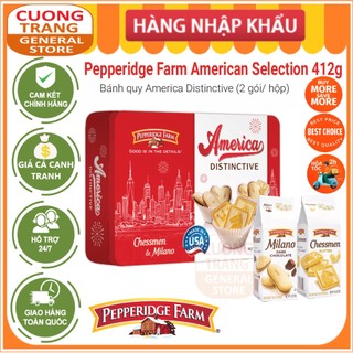 Hộp bánh quy pepperidge farm america distinctive 376g