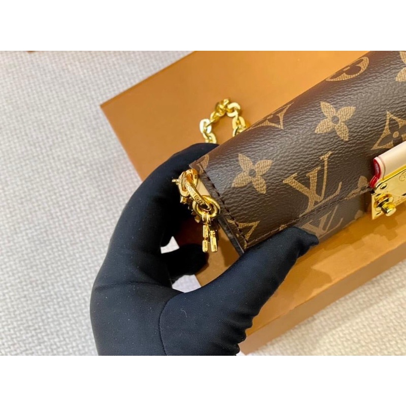 Túi đeo chéo LV MINI VIP FULLBOX NAM CHÂM cho nữ nhỏ gọn 16cm