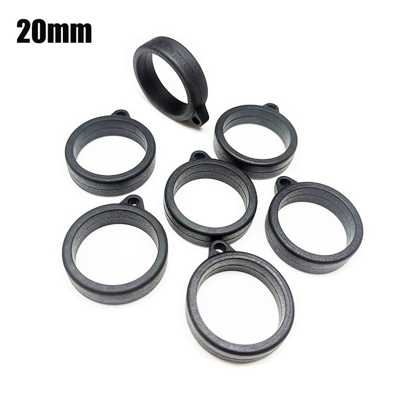 Vòng Đeo Tay Silicon Màu Đen 8mm 13 '' 40mm Chống Trượt