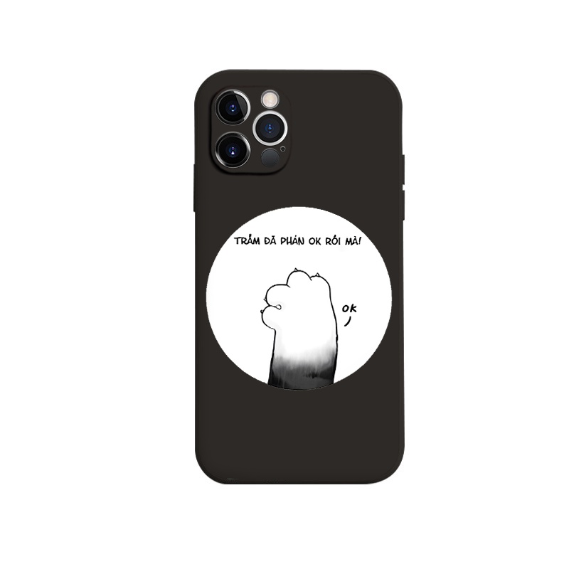 Ốp Iphone viền vuông Trẫm đã phán rồi mà cực hài hước cho iphone 6/7/8Plus X XS xr xsmax 11/12/13/14pro promax e5185