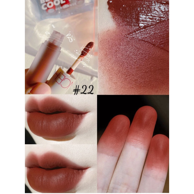 Set Son Herorange lùn 3 Cây Mềm Mịn Môi chính hãng