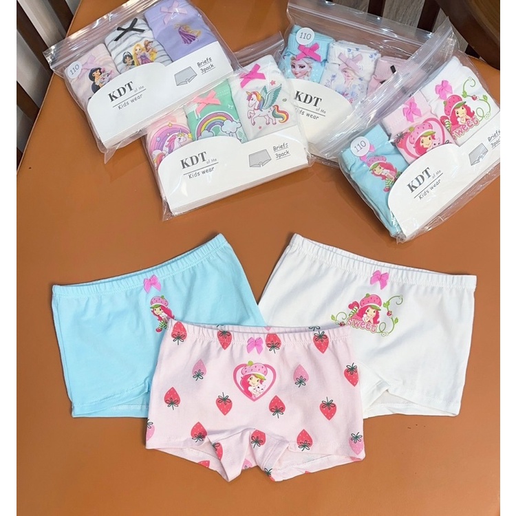 SET 3 QUẦN CHIP ĐÙI CHO BÉ GÁI KTD
