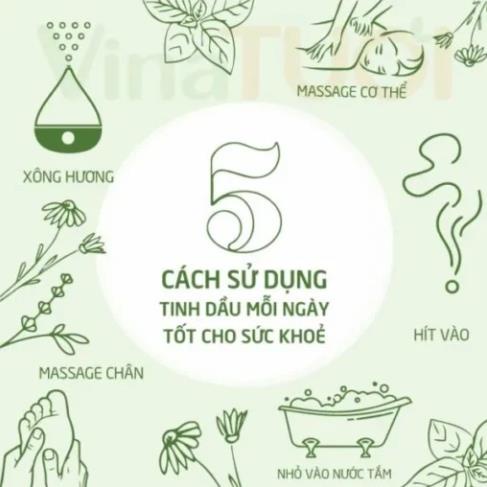 Tinh dầu thiên nhiên chanh xả 10ml chuyên dụng dùng cho máy xông tinh dầu