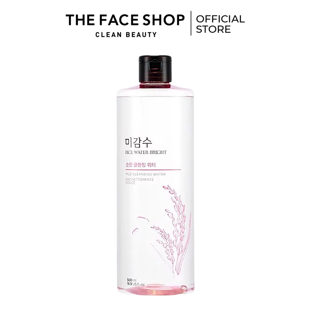 Nước Tẩy Trang Dịu Nhẹ Thefaceshop Rice Water Bright Mild Cleansing Water 500ML