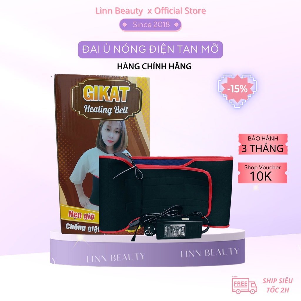 Đai ủ nóng giảm mỡ bụng Thịnh Quang 12v, thiết kế chiết áp an toàn, chống giật