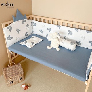 Quây cũi vải Mochee muslin