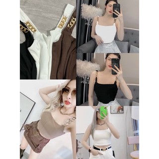 Áo 2 dây chất tăm dây xích