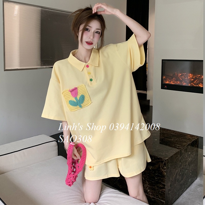 Set Áo Quần Bầu Bộ Bầu Xinh SAQ308