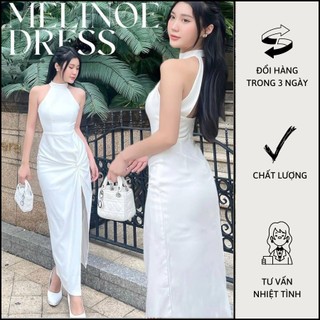 [Có Sẵn] Đầm Dự Tiệc Body Cổ Yếm Xẻ Tà Cực Sang - M0707