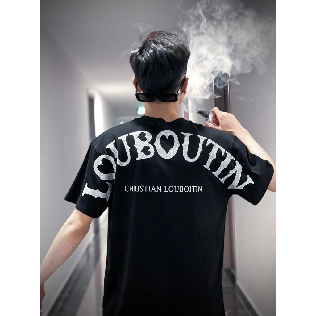 ÁO THUN LOUBOUTIN KIM TUYẾN , ÁO THUN NAM NỮ UNISEX
