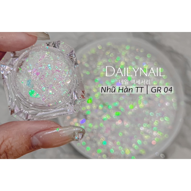 Nhũ kim cương mix