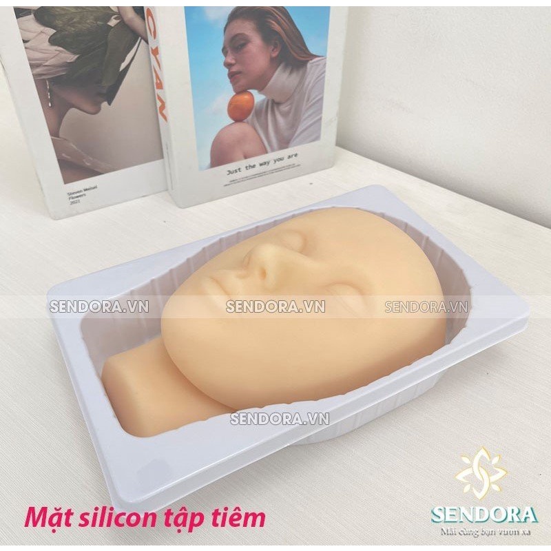 Đầu Manocanh silicon siêu mềm học tiêm filler, căng chỉ, Đầu canh silicon dẻo Hàng loại 1