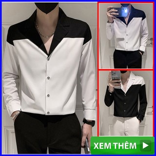 Áo sơ mi, áo sơ mi cổ vest đẳng cấp, tạo điểm nhấn cuốn hút, hàng thiết kế cao cấp