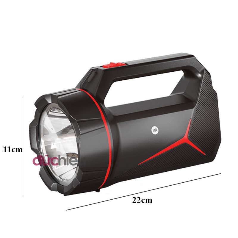 Đèn pin siêu sáng cầm tay loại to đa năng tích điện DP LED - Đức Hiếu Shop