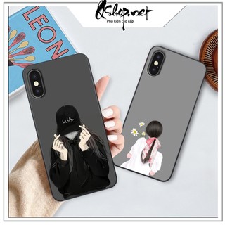 Ốp lưng dành cho iphone x / xs / xsmax silicon viền vuông in hình phong cách cá tính độc lạ