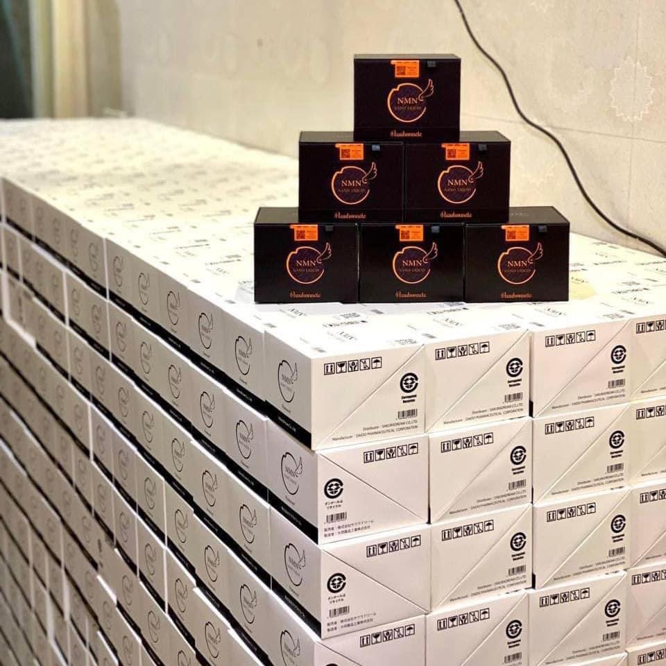 Nước Uống Collagen Trẻ Hóa Da Peauhonnete NMN Nano Liquid 12000 Nhật Bản - Mẫu Mới 12 Lọ