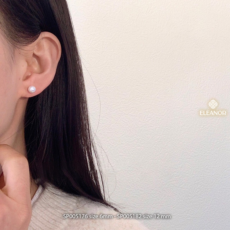 Bông tai nữ chuôi bạc 925 Eleanor Accessories ngọc trai nhân tạo phụ kiện trang sức 5176