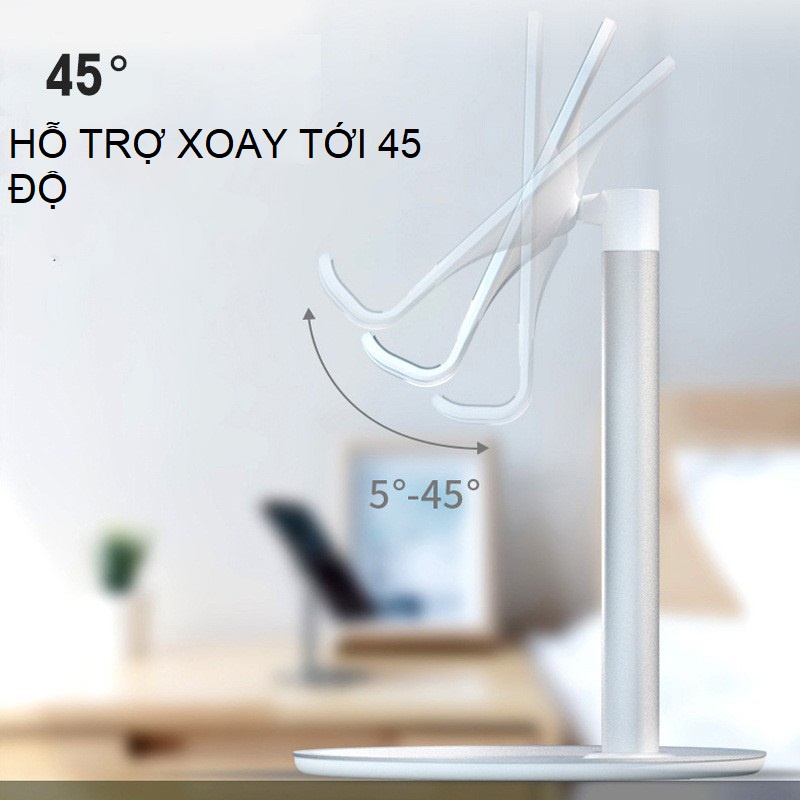Giá đỡ điện thoại - máy tính bảng GĐ01 chất liệu kim loại chống rỉ sét chắc chắn có thể chỉnh hướng tuỳ ý người dùng