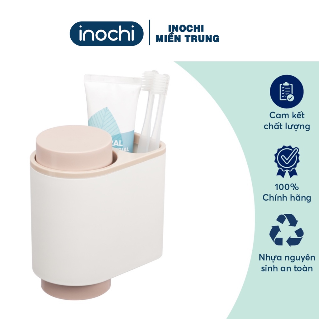 Kệ treo bàn chải đánh răng đa năng Nachi (loại 2 cốc) tiêu chuẩn Nhật chính hãng