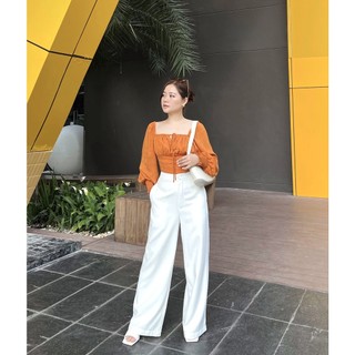 [Mã BMLT30 giảm đến 30K đơn 299K] MAIDE Aó crop top trễ vai SIENI TOP áo ngắn