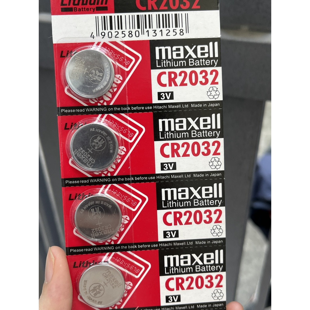 GIÁ BUÔN 5 Vỉ = 25 viên pin Maxell CR2032 2032 Nhật