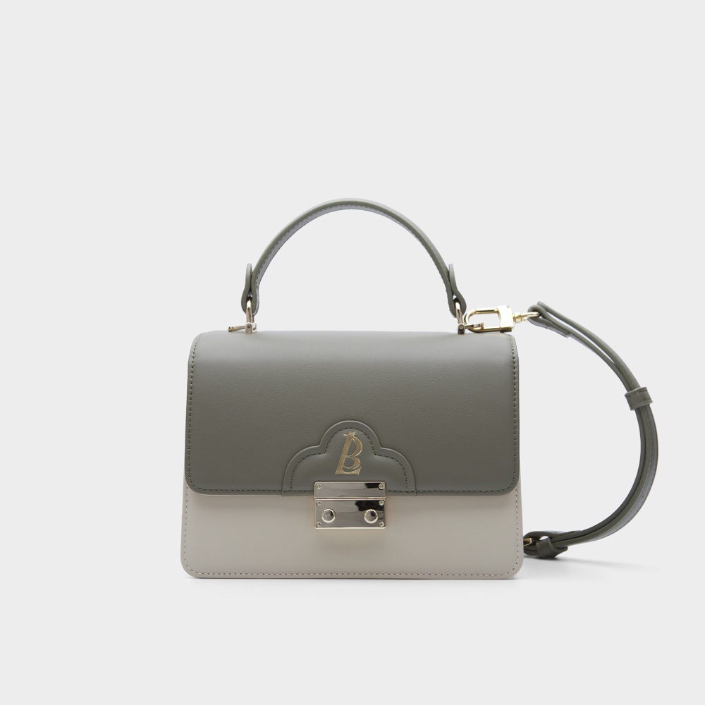 Túi xách phối màu đeo chéo nữ thời trang BLANDA chất liệu da tổng hợp 9TNPUP35