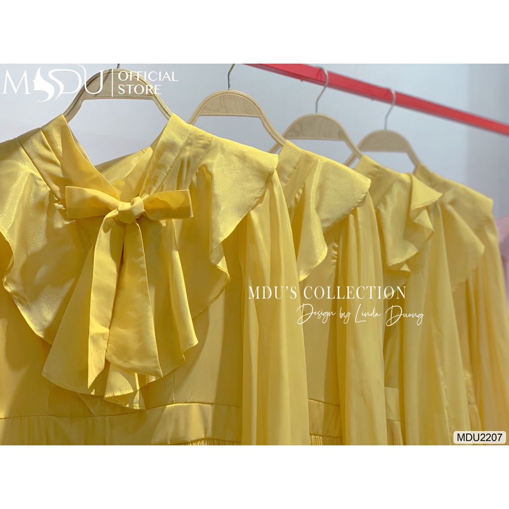 MDU2207 Váy xòe tơ Hàn cao cấp, nhẹ nhàng, không bai, không xù