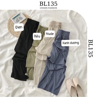 Quần ống rộng xuông dài, quần culottes cạp cao, co giãn thoáng mát nhiều màu
