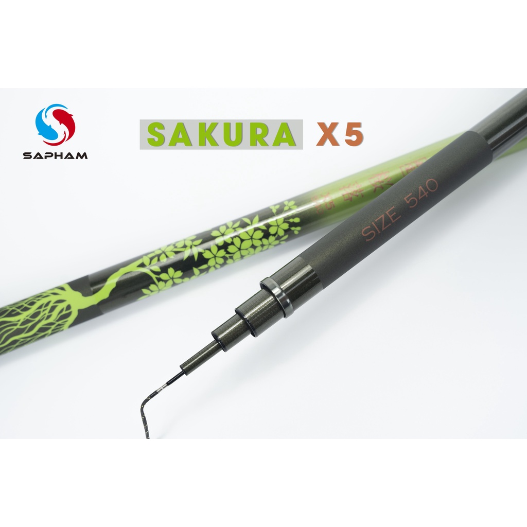 Cần Câu Hãng Song Bảo Sakura Xanh 5h