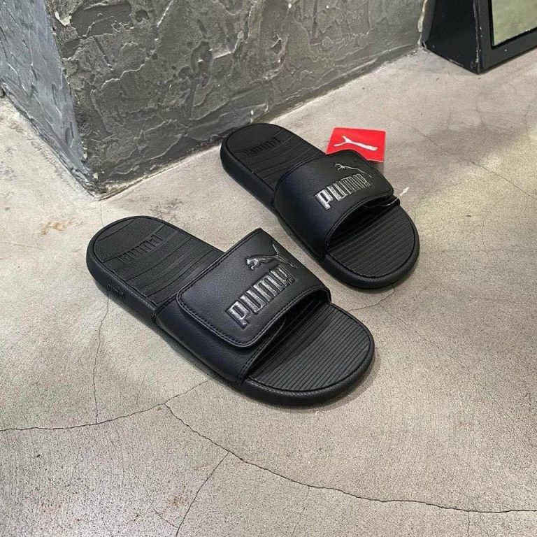 Dép Quai Ngang Chính Hãng Puma Cool Cat Full Black Shop Xám Store