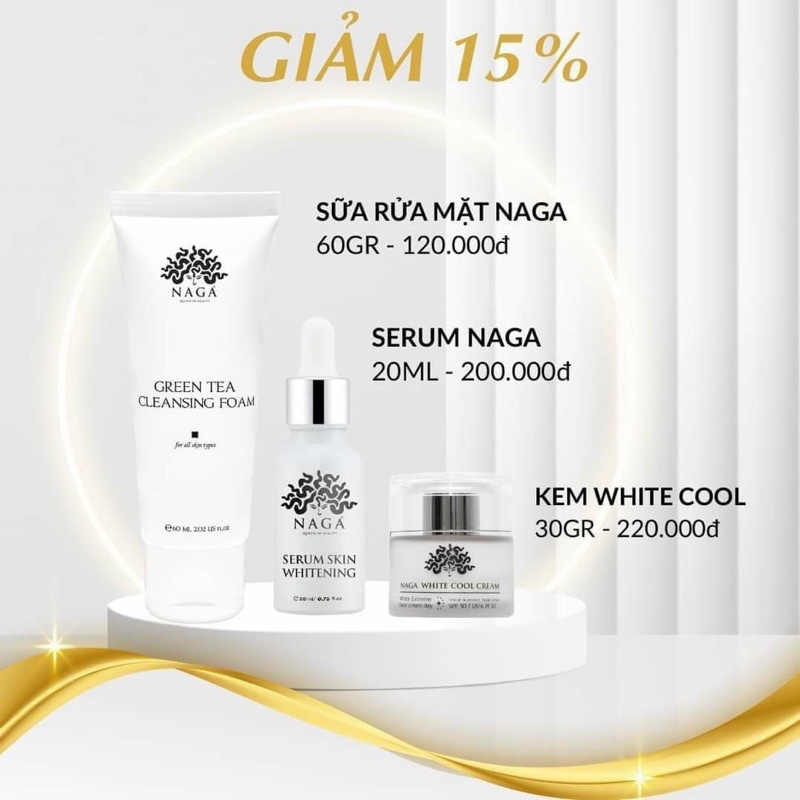 Combo Dưỡng Trắng Cấp Ẩm Đều Màu Da