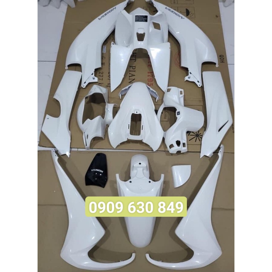 DÀN ÁO VISION MÀU TRẮNG 2021-2023 ZIN HÃNG